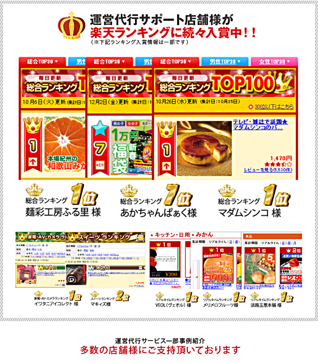 楽天ランキングに続々入賞中